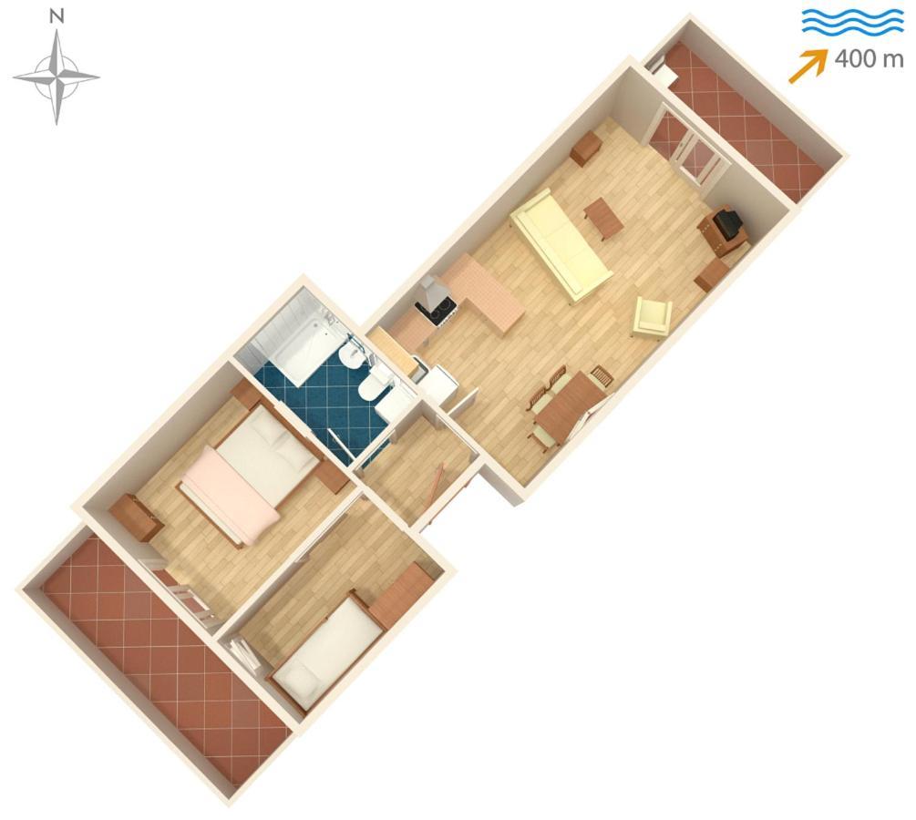 Apartments For Families With Children Zdrelac, Pasman - 8424 Exterior foto
